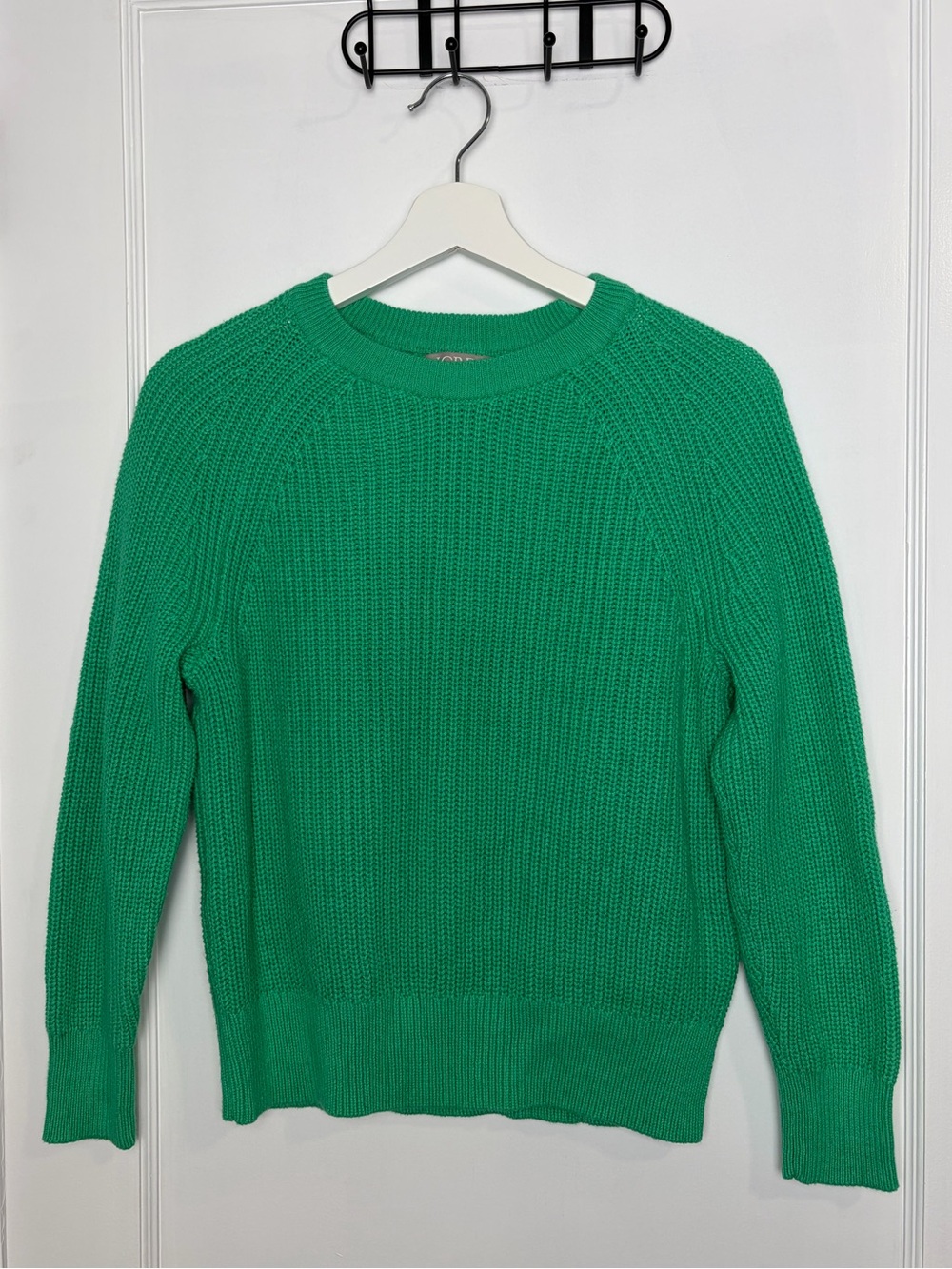 J. Crew Fisherman sweater cotton knit medium